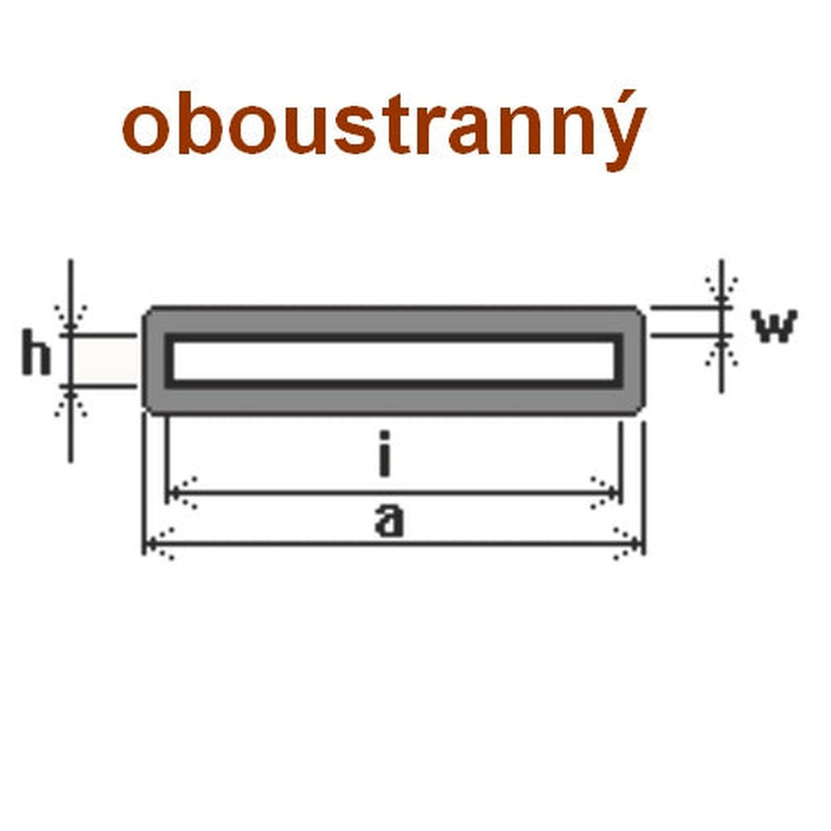 Ochranný návlek z PU - polyuretanu, oboustranný