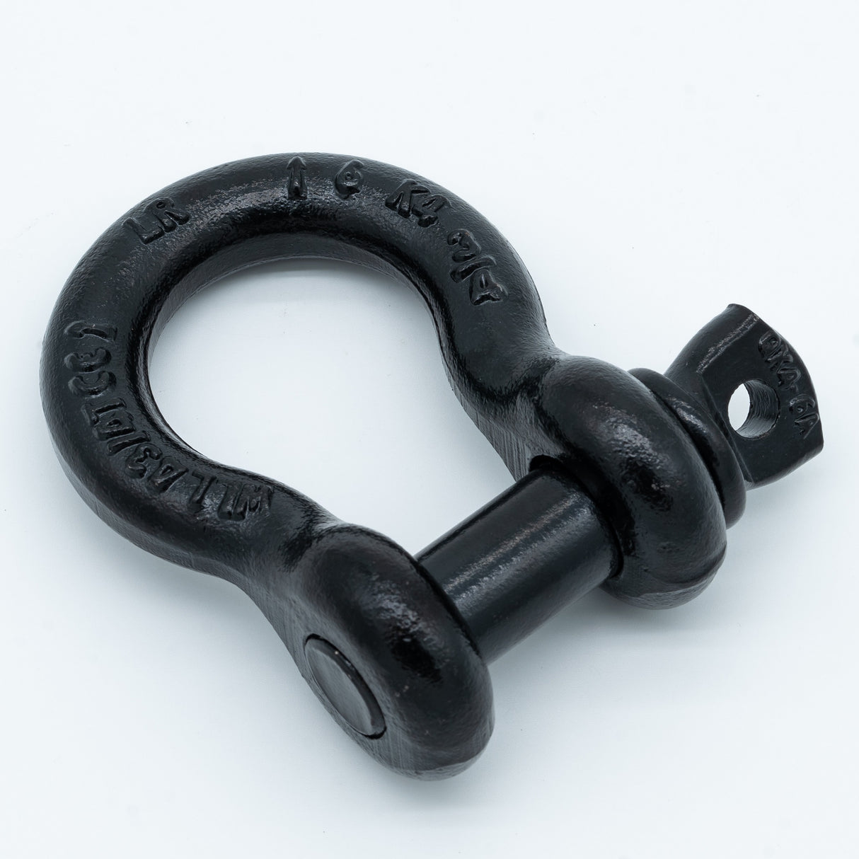 HA2 třmen omega s čepem, vysokopevnostní, černě lakovaný, matný