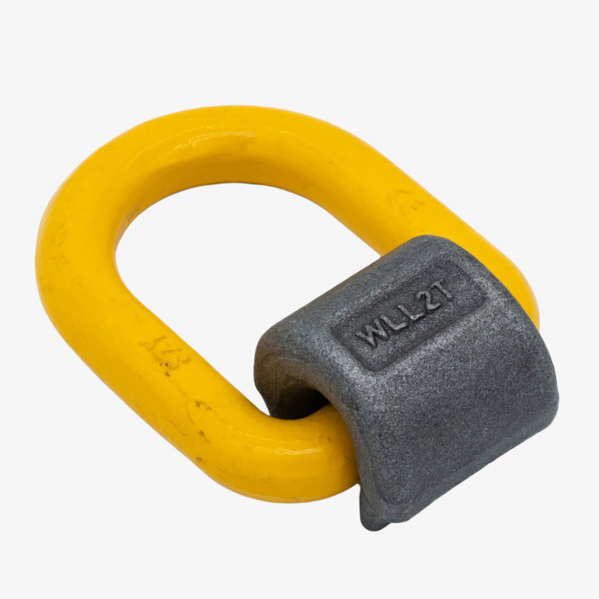 Oko k navaření APA s pružinou, třída 8, žlutě lakované