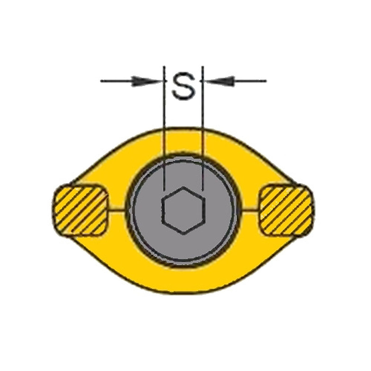 Vázací bod otočný typ 291K, třída 8, YOKE
