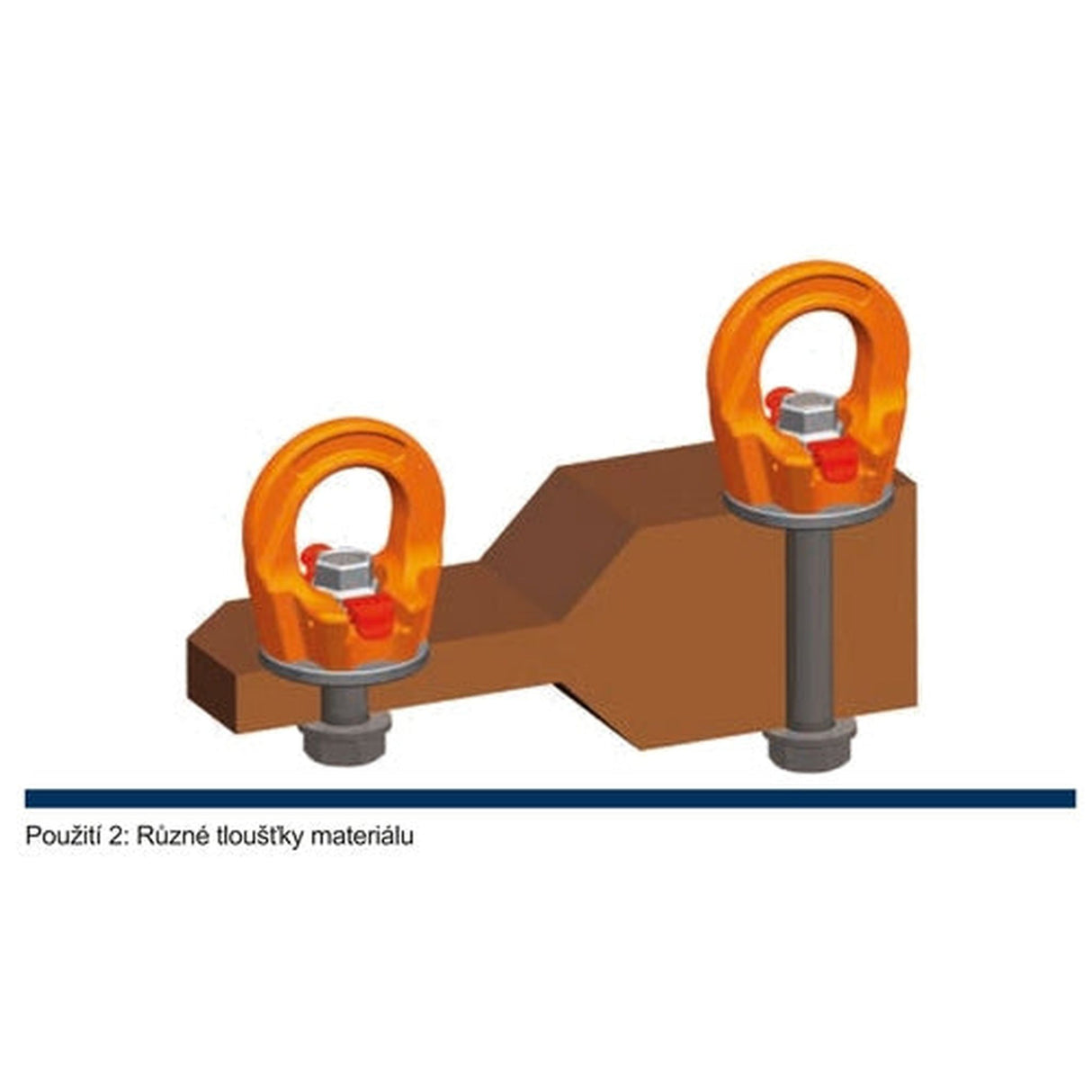 Otočný vázací bod k našroubování - PLGW BASIC - Pewag Winner Profilift