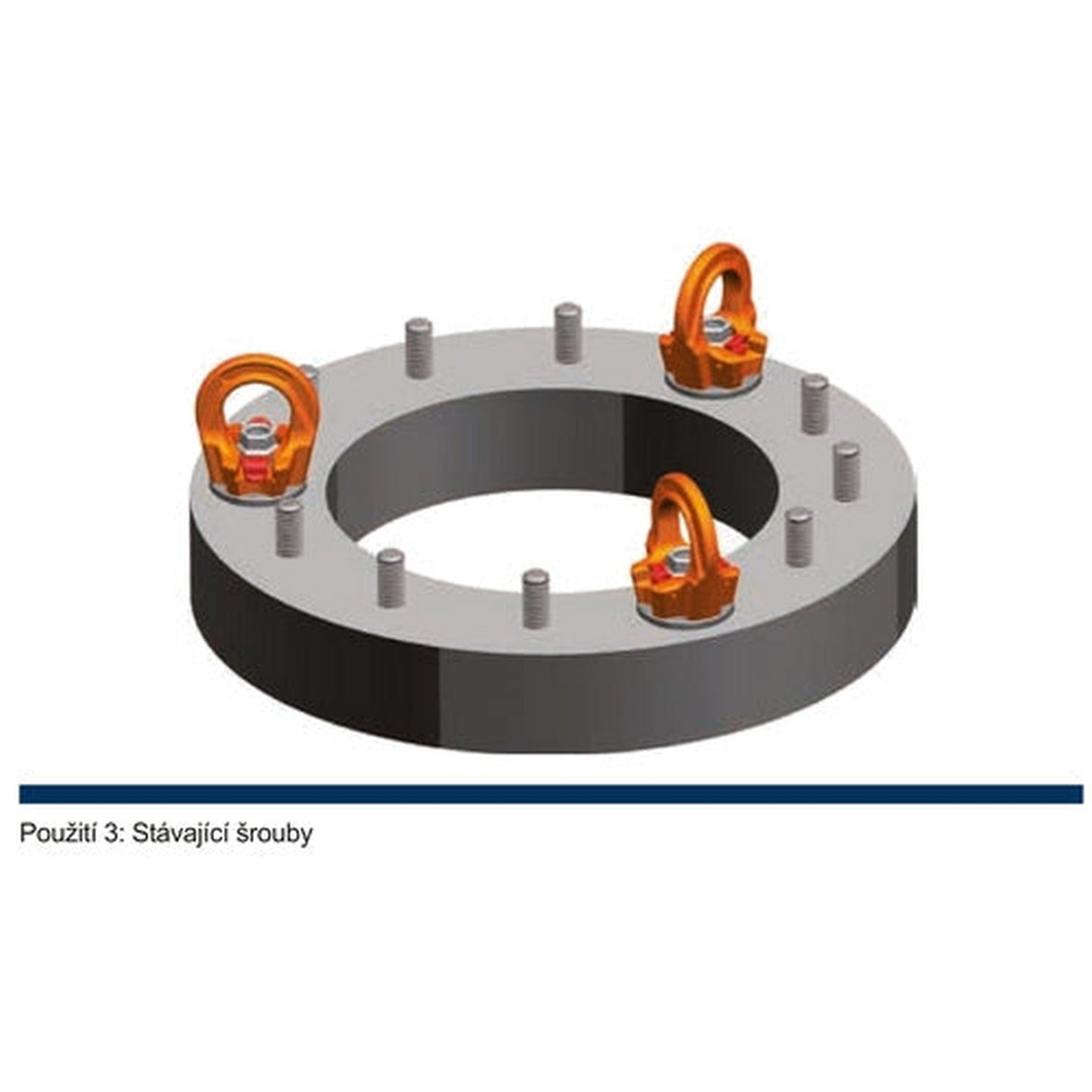Otočný vázací bod k našroubování - PLGW BASIC - Pewag Winner Profilift