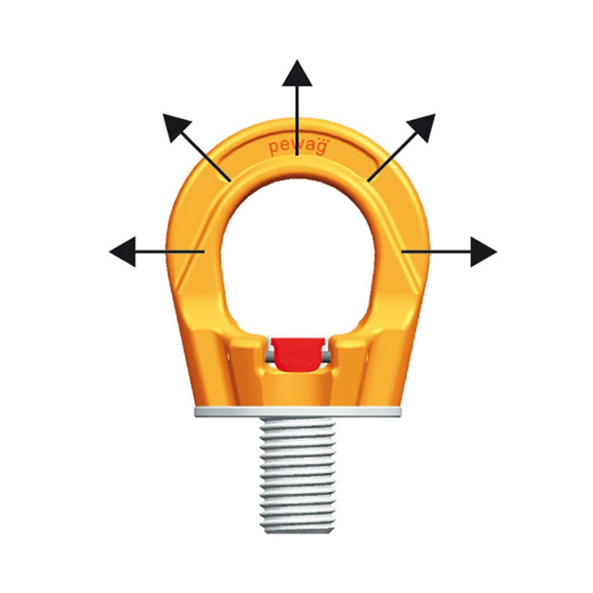 Otočný vázací bod k našroubování - PLGW BASIC - Pewag Winner Profilift