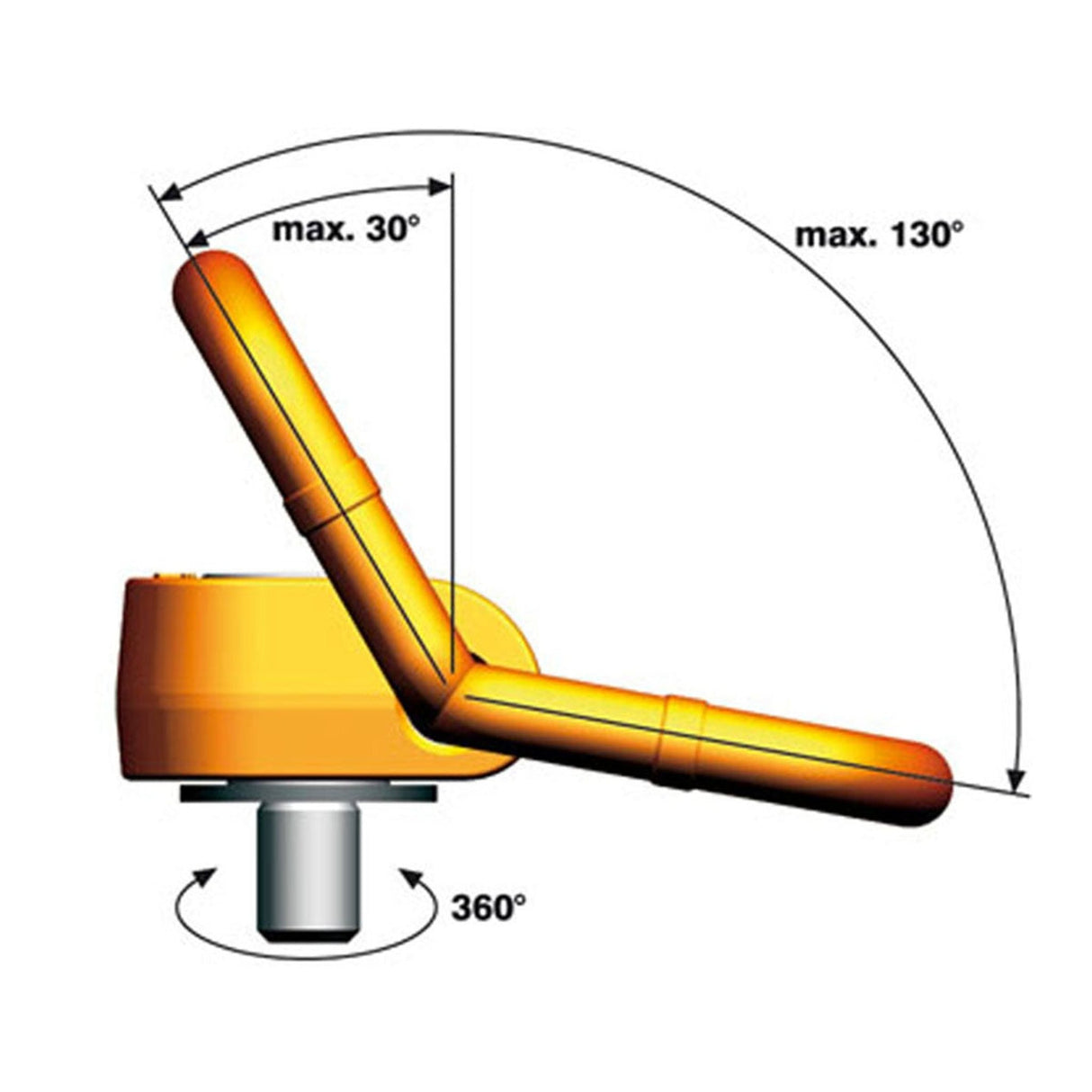 Otočný vázací bod k našroubování - PLAW - Pewag Winner Profilift