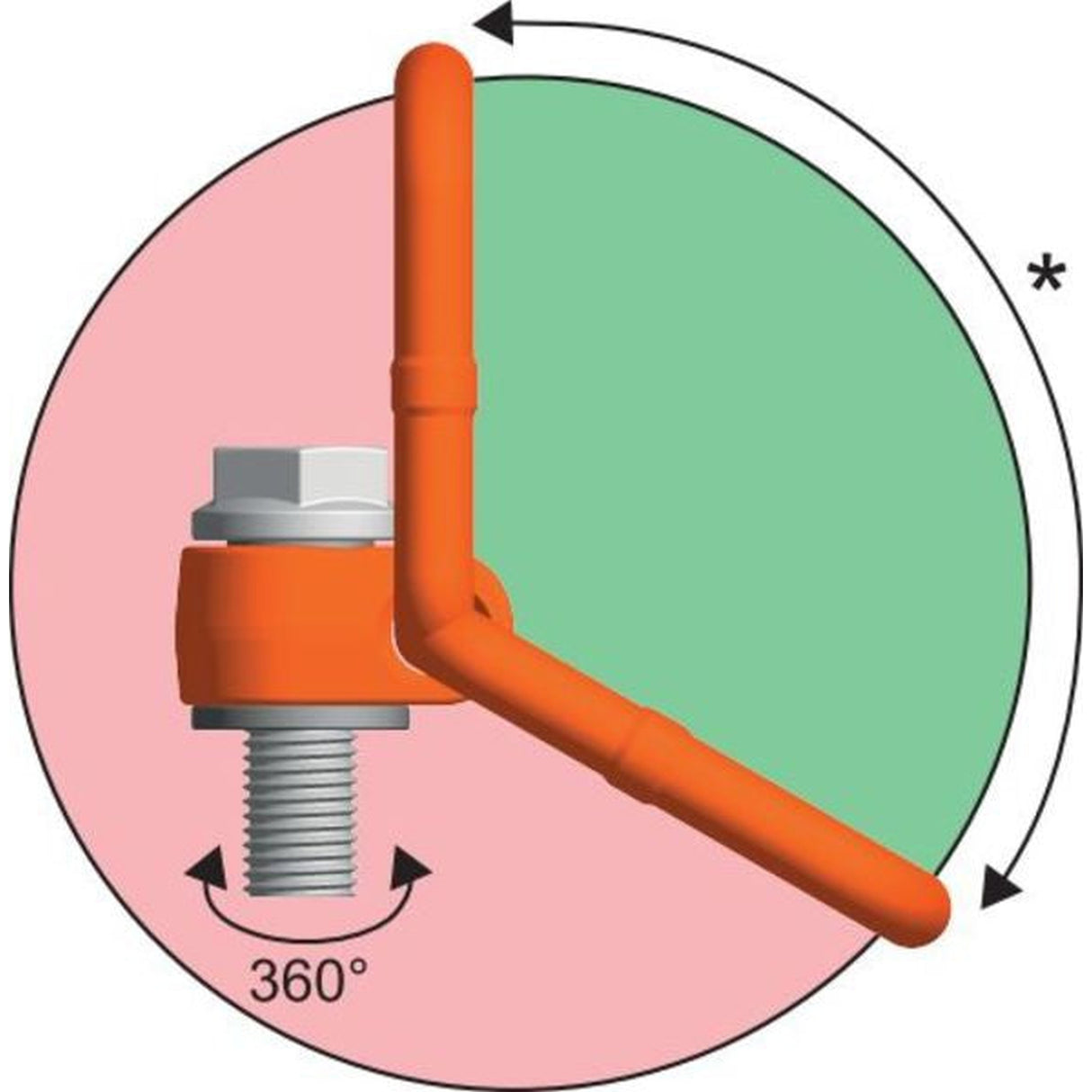 Otočný vázací bod k našroubování - PLAW - Pewag Winner Profilift