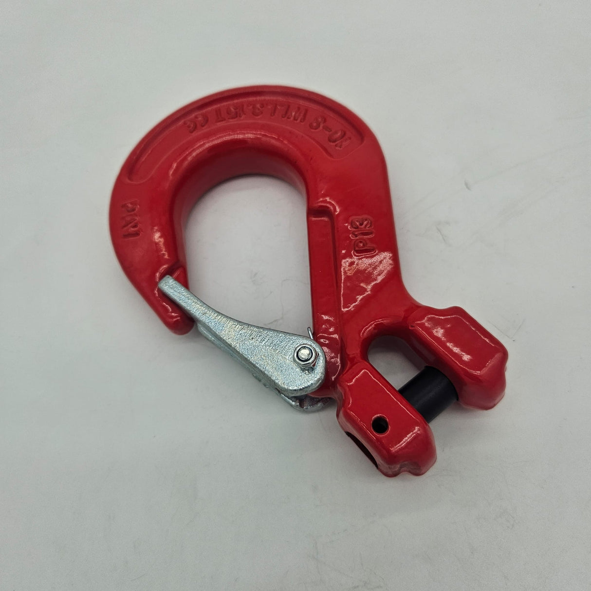 Hák s vidlicí PAV, červený, třída 8, EN 1677