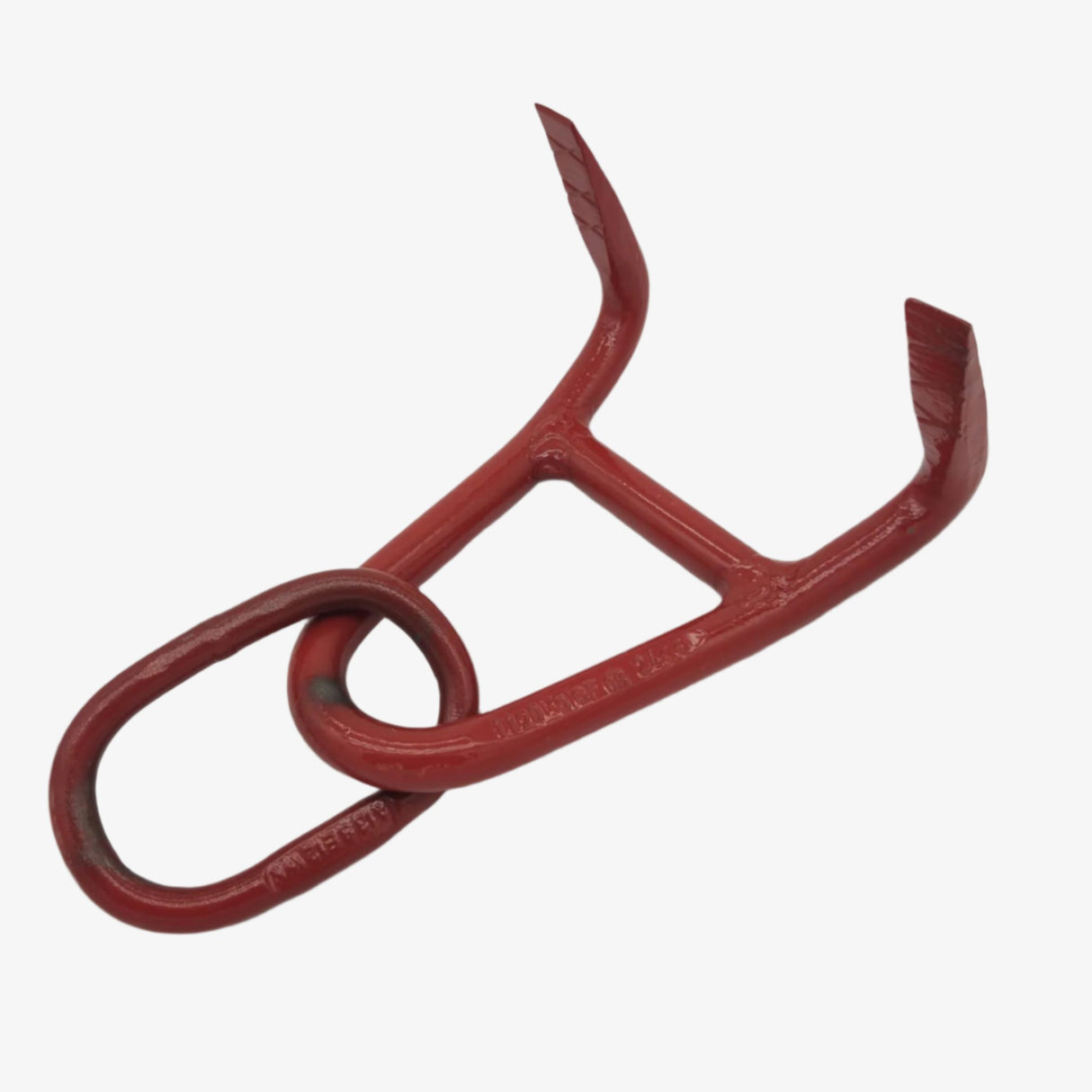 Stohovací hák vysokopevnostní s okem, typ-915, třída 8, červený lak