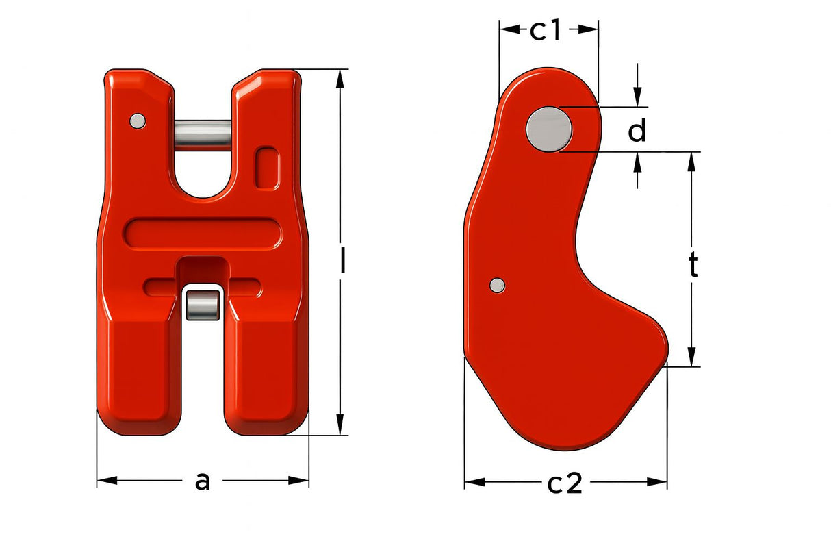 VKH - zkracovací čelist s pojistkou, třída 8