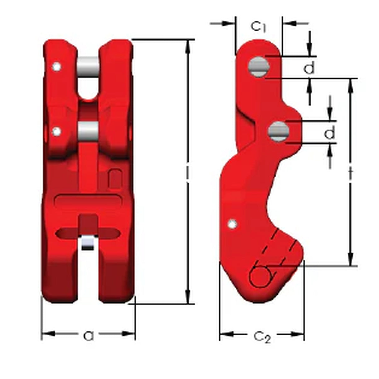 EKH zkracovací čelist s pojistkou