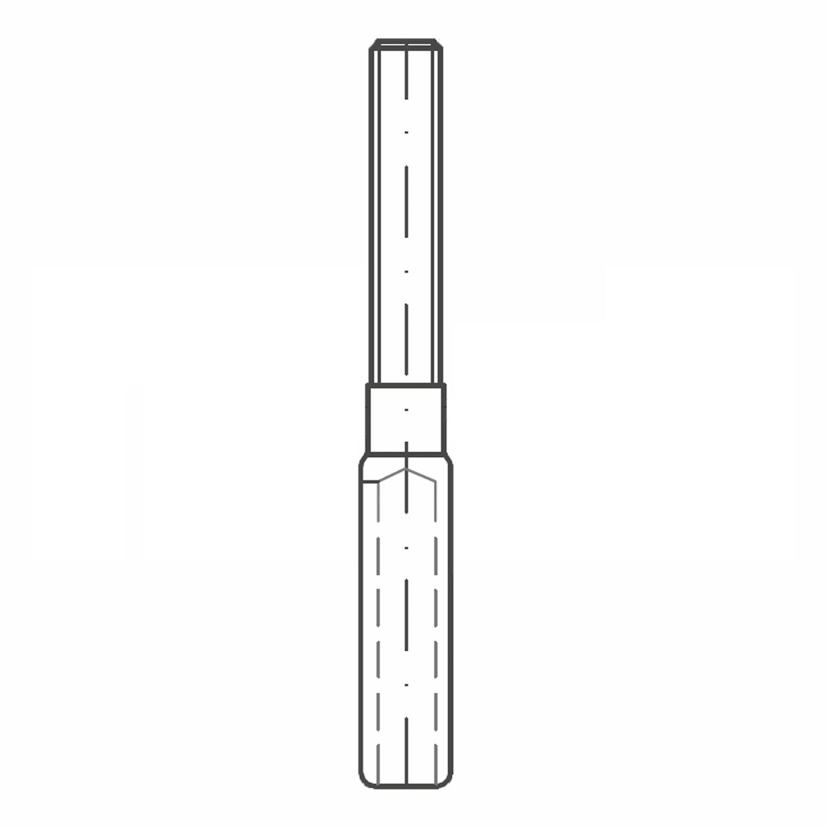 ASS - Nerezová závitová koncovka -SUPER MINI - s levým závitem