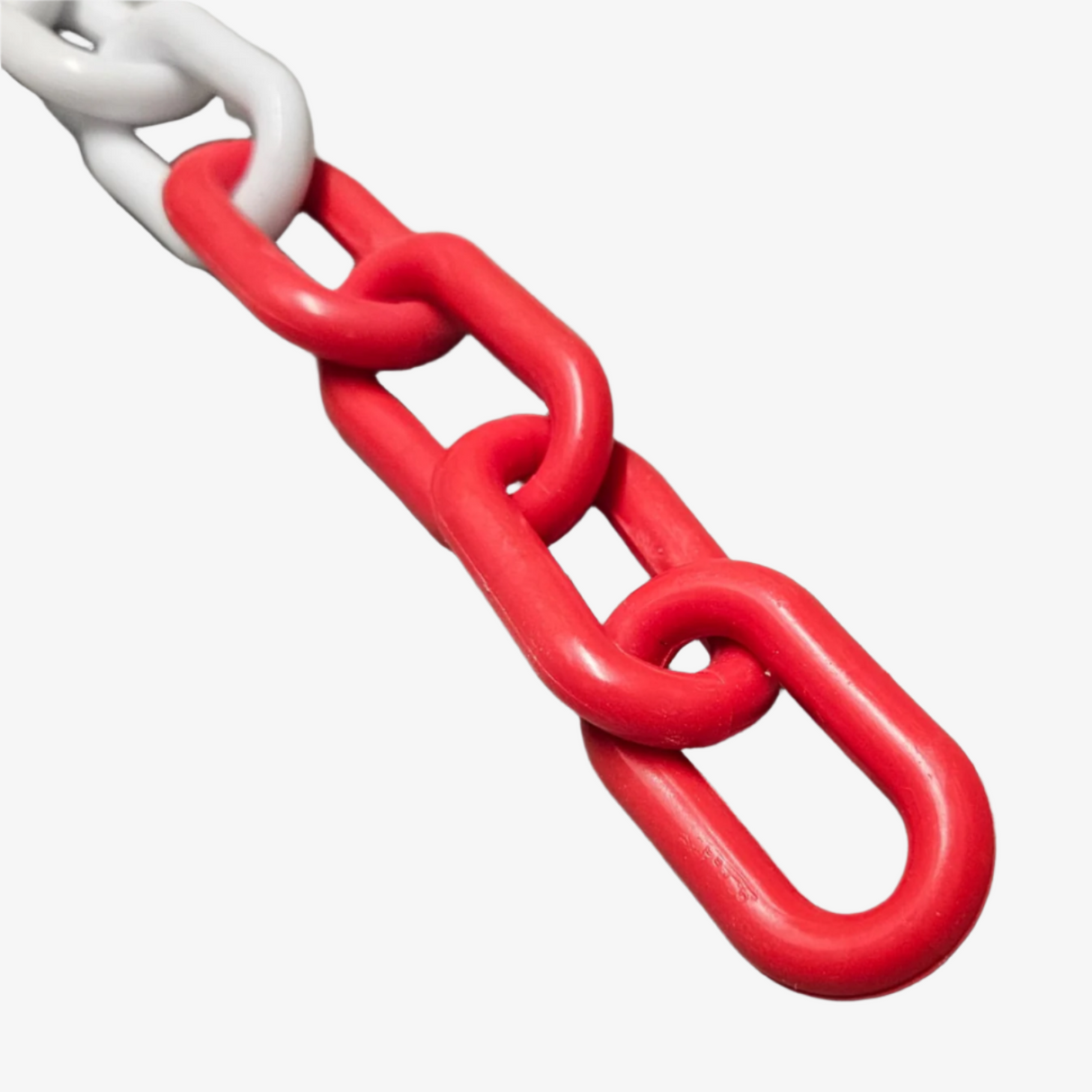 Řetěz plastový červeno-bílý