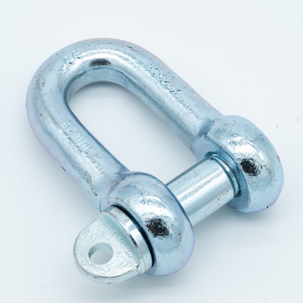 Třmen rovný podobný DIN 82101 - FORM A, pozinkovaný