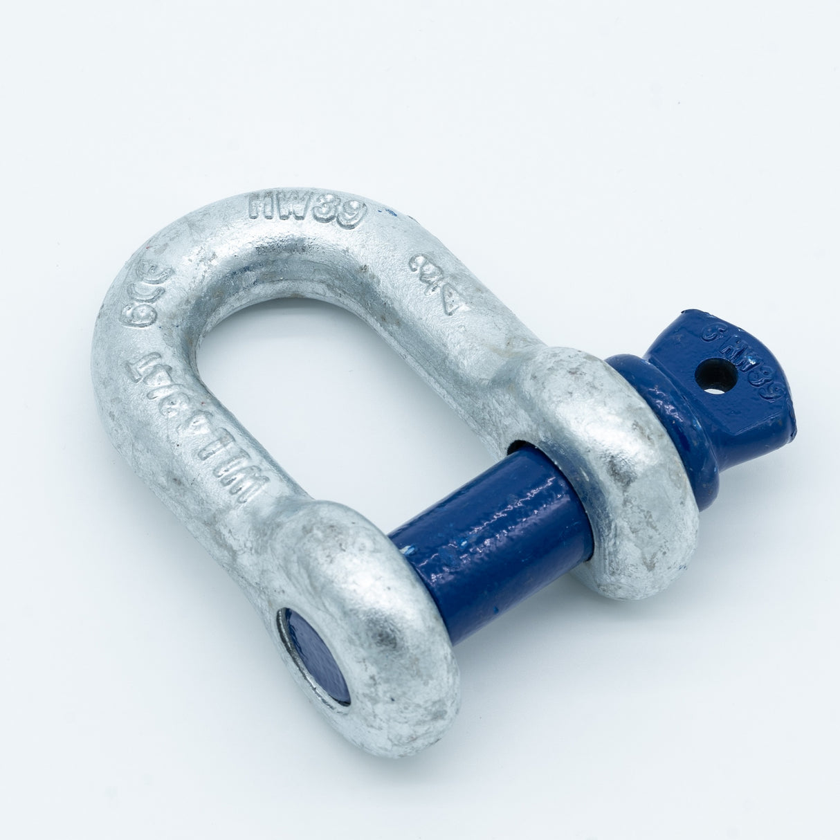 HA1 třmen vysokopevnostní rovný ( D ) s čepem, pozinkovaný