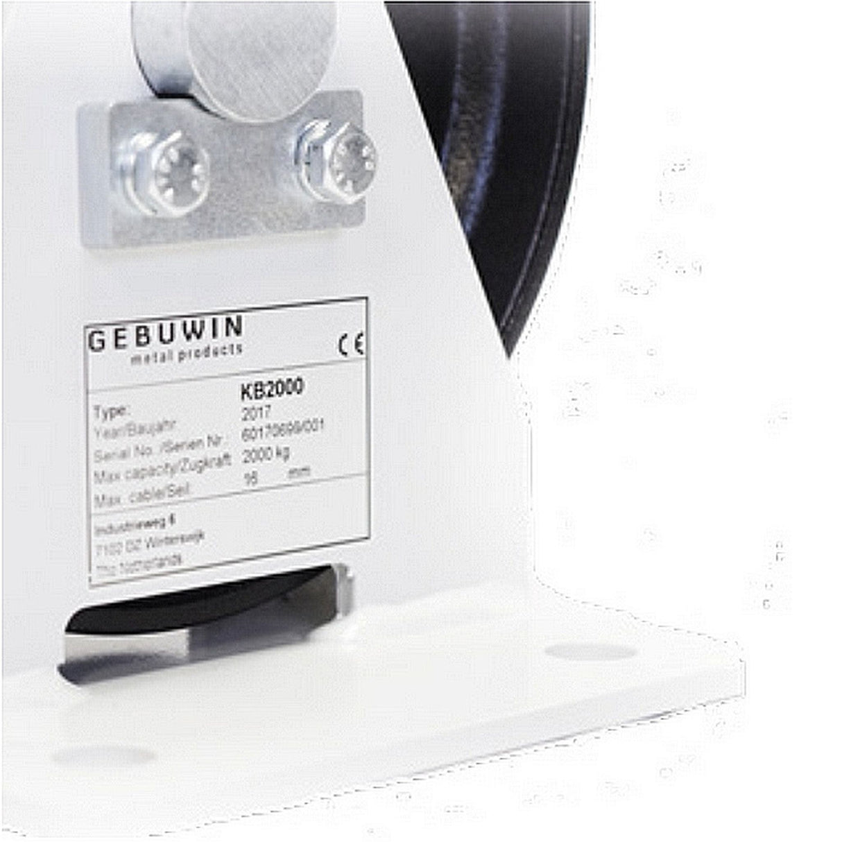 Kladka s přírubou typ KB, 150-7500kg, GEBUWIN