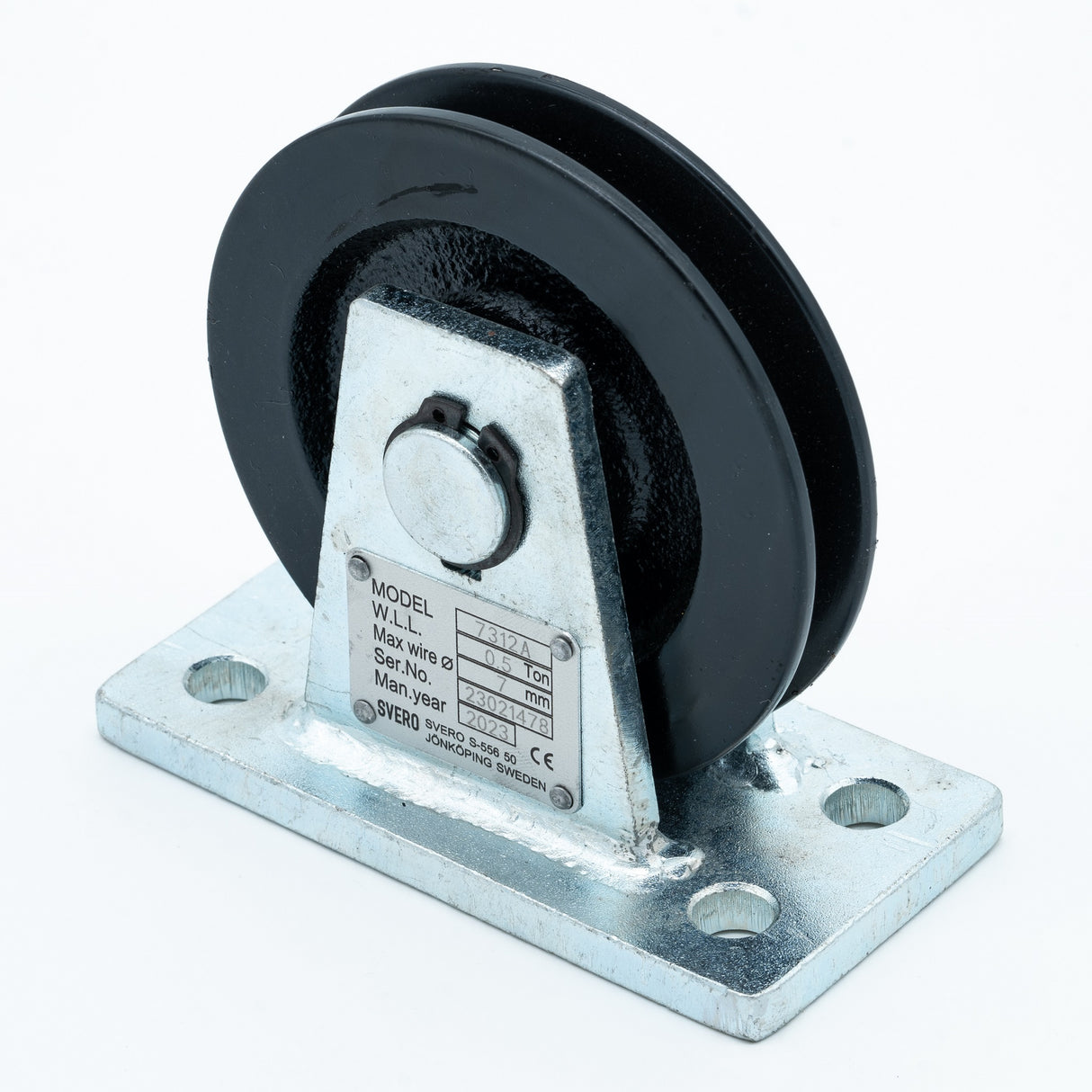 Kladka s přírubou, typ 73, pozinkovaná, nosnost 500-5000kg