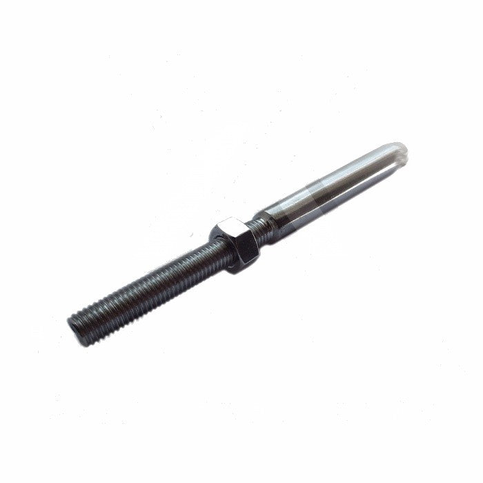 Nerezová závitová koncovka s maticí