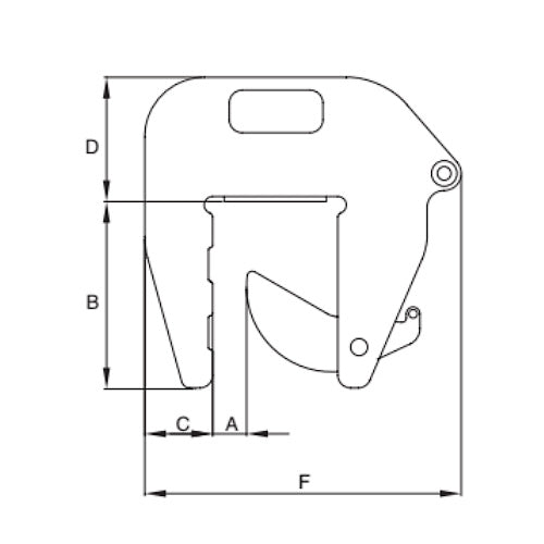 Vertikální zvedací svěrka IPCC - CROSBY