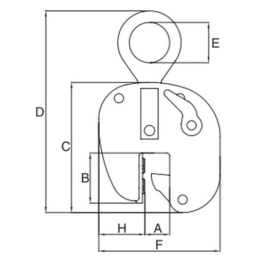 Zvedací svěrka na profily IPBUZ CROSBY