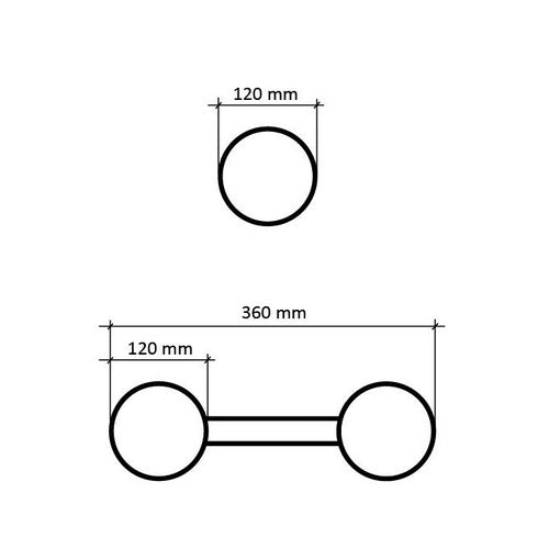 Vakuový zvedák, hliníkový, nosnost 80kg, 2 přísavky