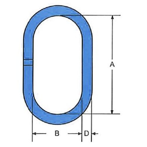 Závěsná hlava třída 10 pro 1 a 2 pramenné řetězy FORANKRA-rozměry