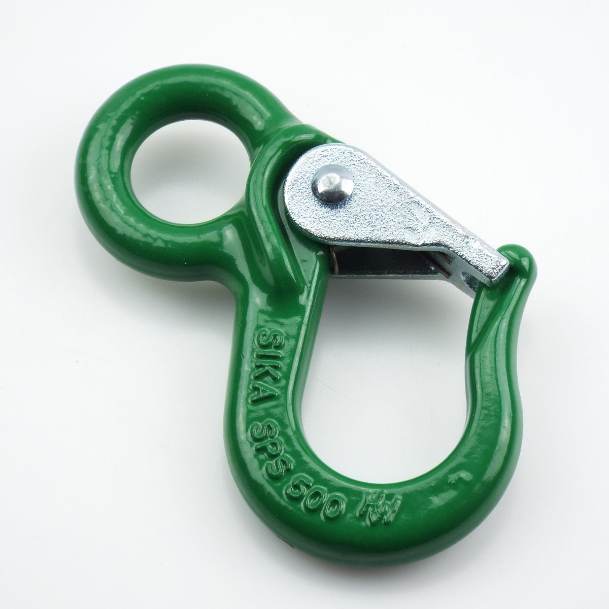 SIKA speciální hák s pojistkou - typ SPS, zelený, jakostní třída 5