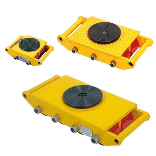 Nosná, otočná plošina s pogumovanými kolečky PU, otočná, EN 1757, HAKLIFT