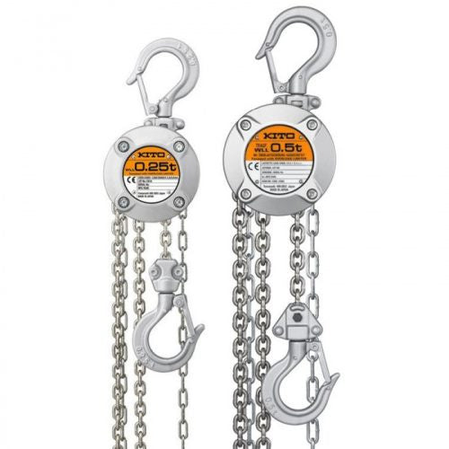 Ruční kladkostroj KITO typ CX003 nosnost 250kg