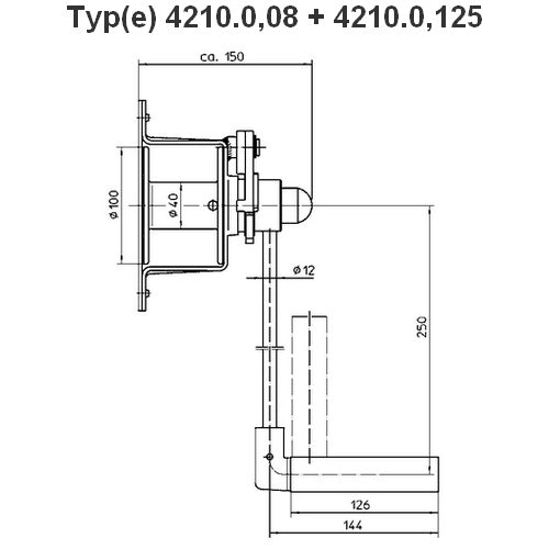 Ruční lanové navijáky 421.0,125 a 4210.0,08 a 4210.0,125