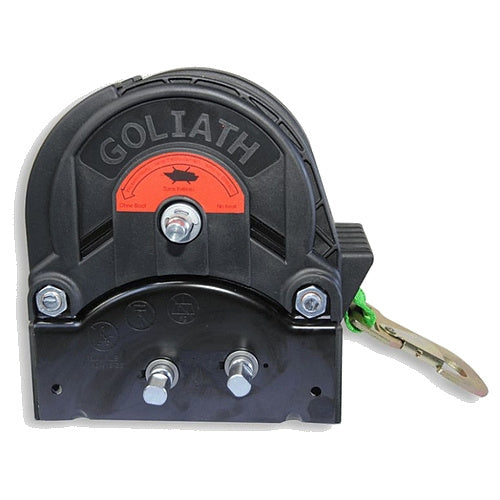 Ruční naviják TALBOT - typ TS, s textilním popruhem a hákem, jen pro tažení