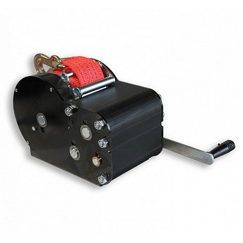 Ruční naviják TALBOT - typ TS, s textilním popruhem a hákem, jen pro tažení