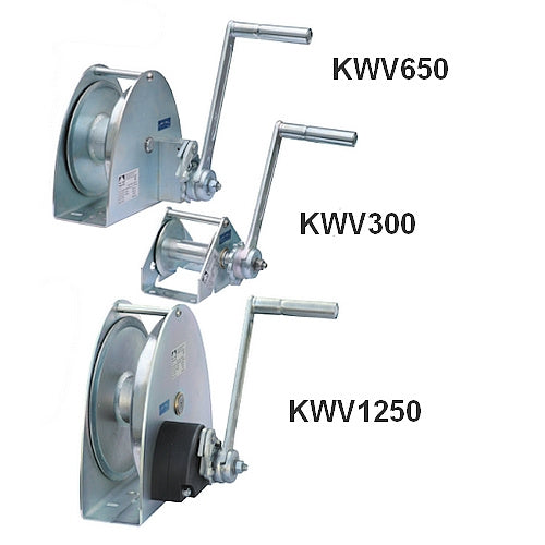 Ruční lanový naviják KWV - HAACON - pozinkovaný