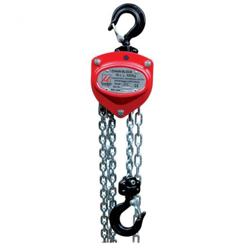 Ruční řetězový kladkostroj, typ 1411, nosnost 250kg