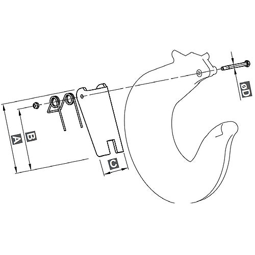 Pojistka pro hák SOB a SGB