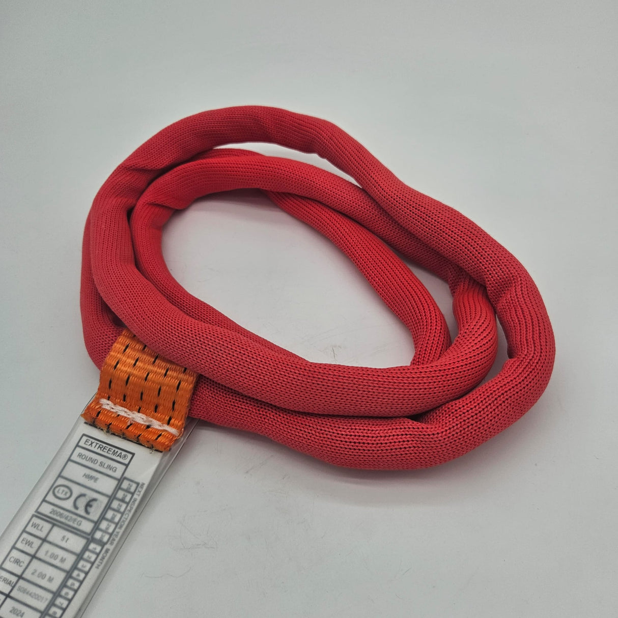 Vinutá smyčka Extreema(r) EXS nosnost 5000kg průměr 14mm červená