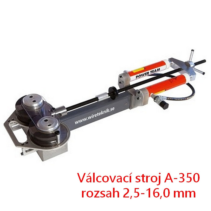 Válcovací stroj A-350 WIRETEKNIK, rozsah 2,5-16,0mm
