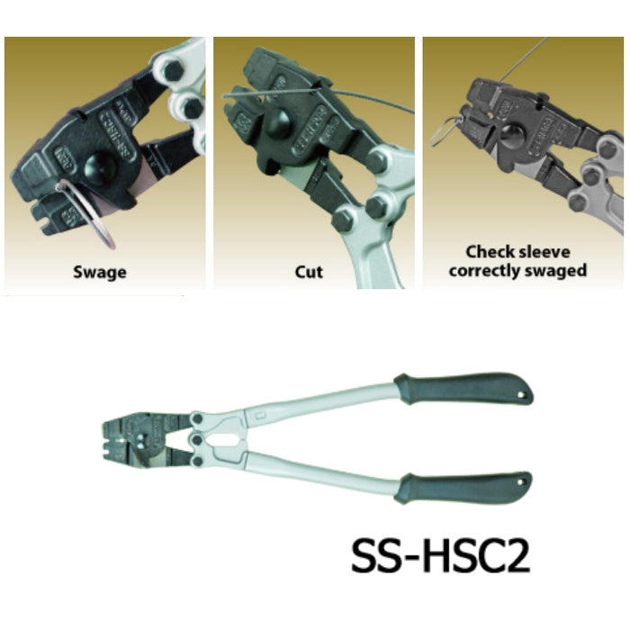 Lisovací kleště pro nerezové objímky typ SS-HSC