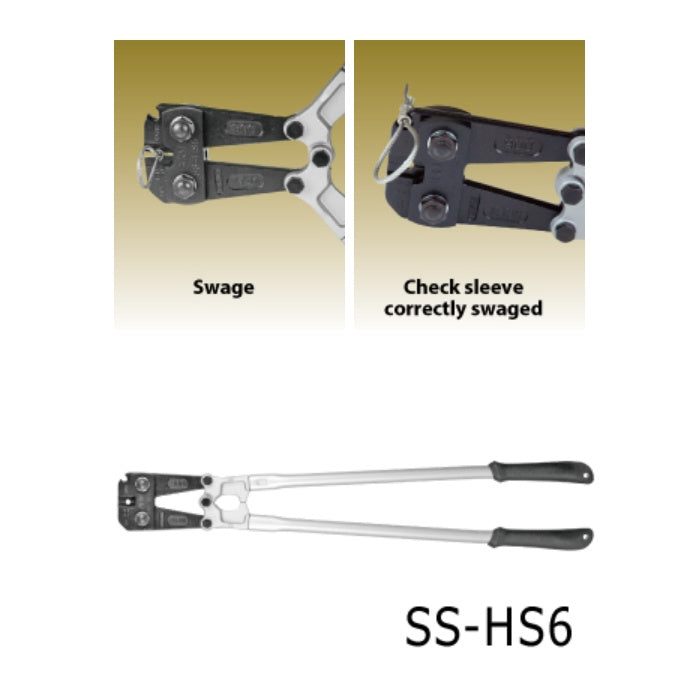 Lisovací kleště pro nerezové objímky typ SS-HSC