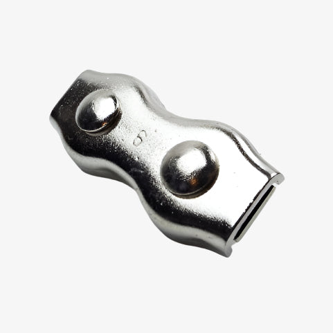 V-Nerezová lanová svorka DUPLEX 3mm MI