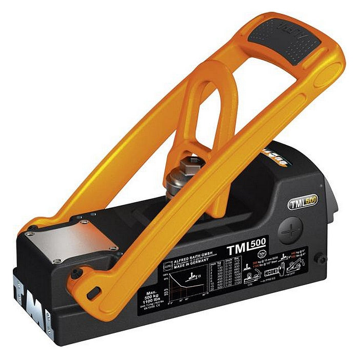 Permanentní magnet TML 500 nosnost 500kg, hmotnost 7,3kg, rozměr 265x118mm ALFRA