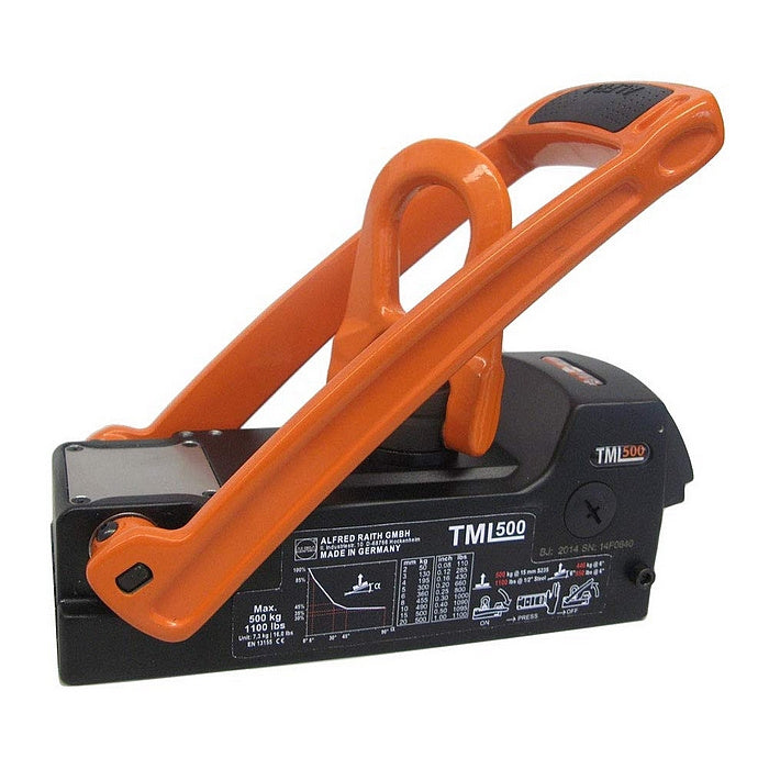 Permanentní magnet TML 500 nosnost 500kg, hmotnost 7,3kg, rozměr 265x118mm ALFRA