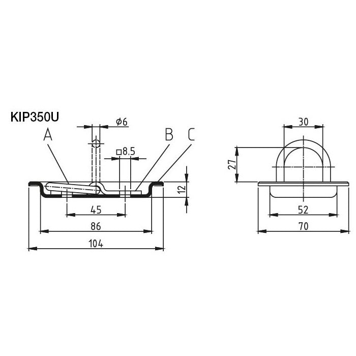 Kotevní podlahové oko