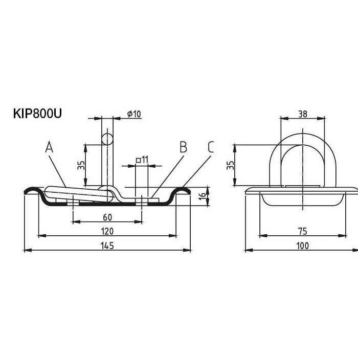 Kotevní podlahové oko