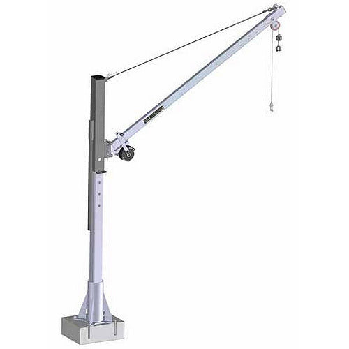 Otočný jeřáb, nosnost 250kg, rozpětí 1400-2000mm