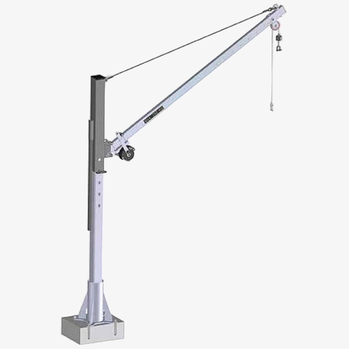 Otočný jeřáb, nosnost 250kg, rozpětí 1400-2000mm