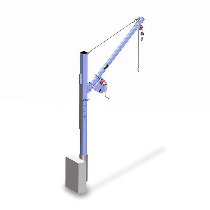 Otočný jeřáb DKV550/1300, nosnost 550kg, 800-1300mm, HAACON