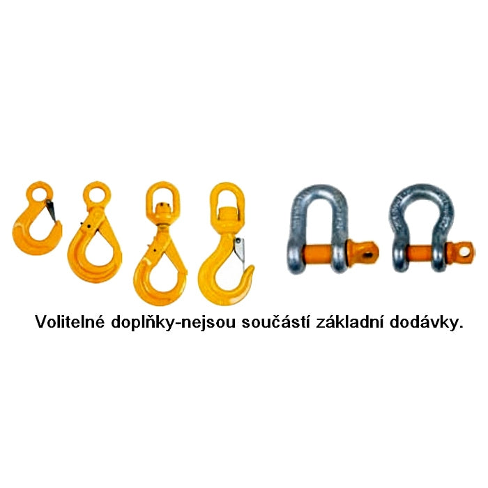 Digitální závěsná jeřábová váha, hliníkové provedení