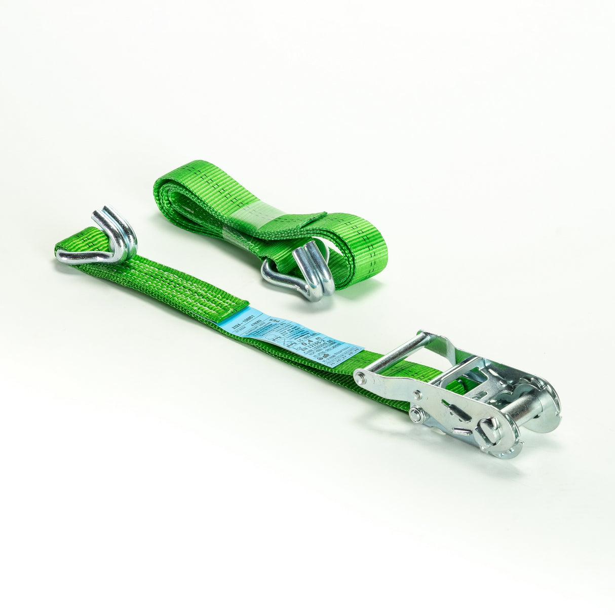 OVASLING, typ 2002 dvoudílný přivazovací pás s dvojitým hrotovým hákem IHD - 1000 daN