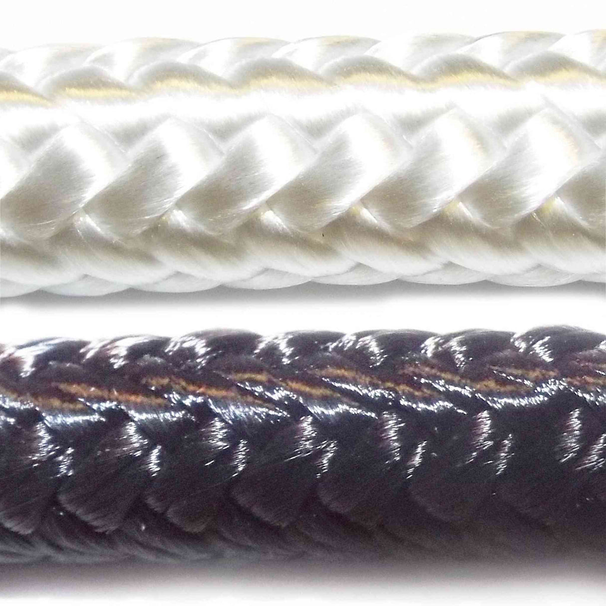 PA - polyamidová lana a šňůry, pletená