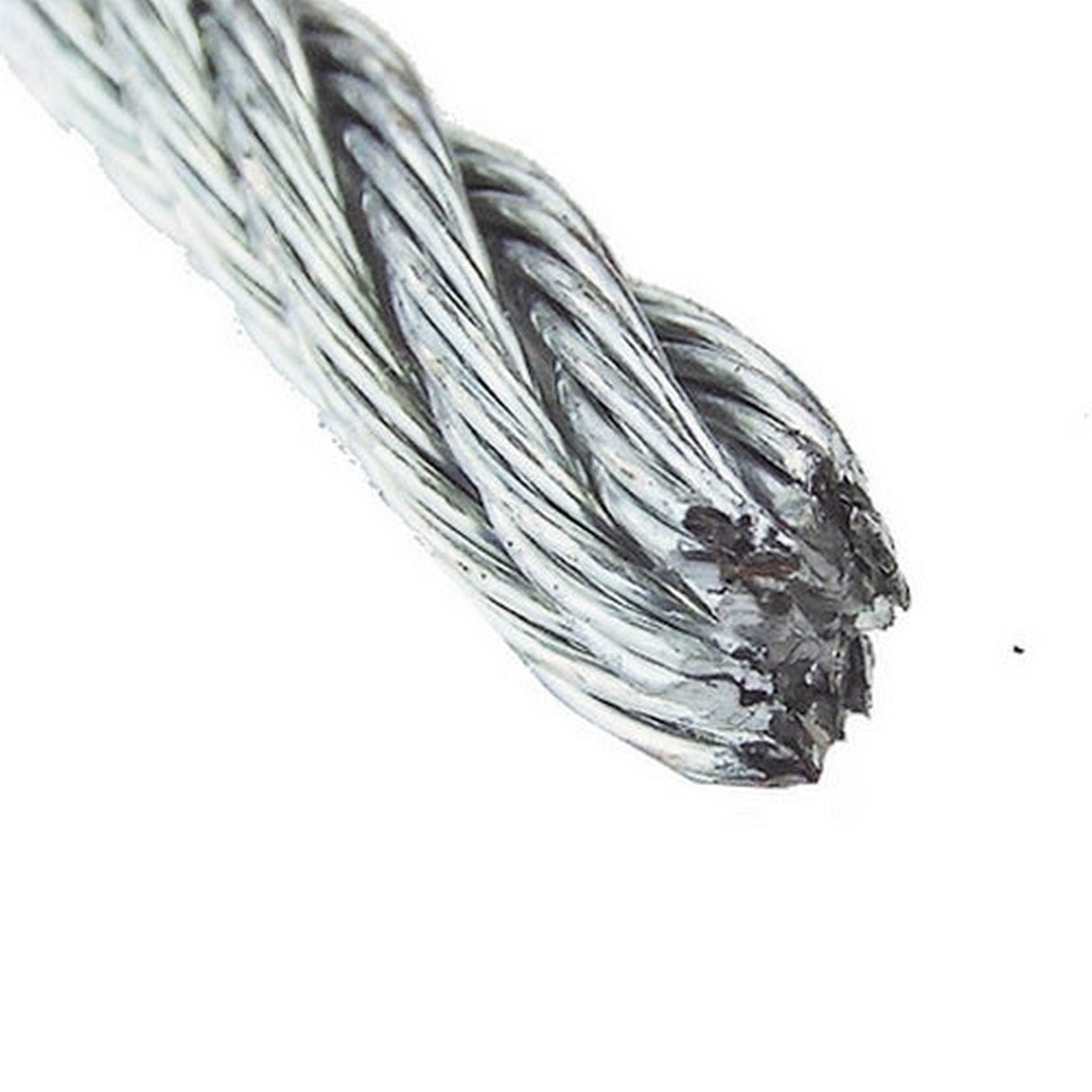 Ocelové lano, konstrukce 6x7-FC, pozinkované, pevnost drátů min. 1770 MPa