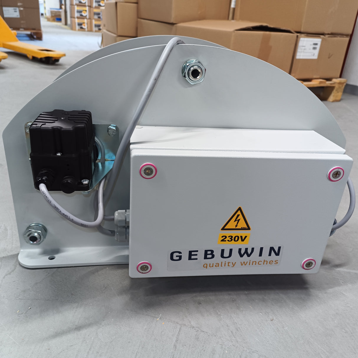 Elektrický lanový naviják e-W pro zdvih, 400V, GR - lakovaný, GEBUWIN